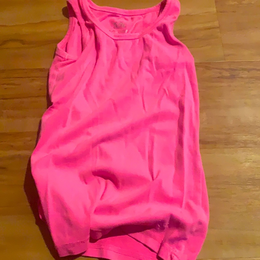 Pink justice tank top 14/16